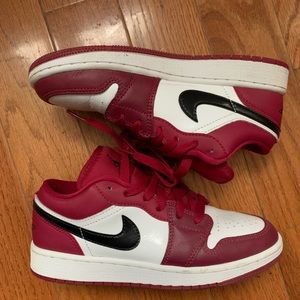 Air Jordan 1 low - red & white